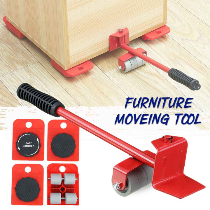 Heavy furniture moving on the furniture mover wheel pads