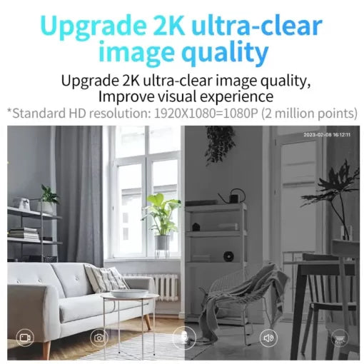 A9 WiFi camera, 1080P HD with wide-angle lens