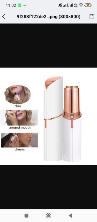 2-in-1 Electric Eyebrow Trimmer with LED Light