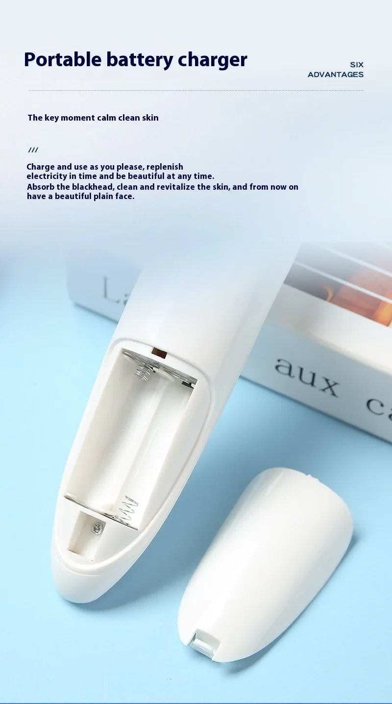 Facial pore cleaner in use