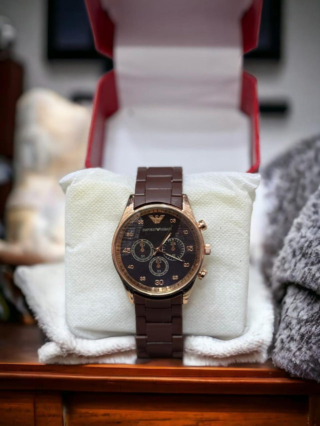 Men's Quartz Analog Watch with Chain Strap - 1 Pc