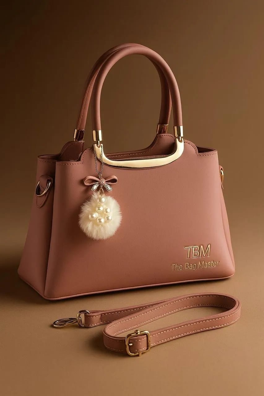 Stylish Women's Rexine Hand Bag - 1 Pc - PrimeKart Pakistan