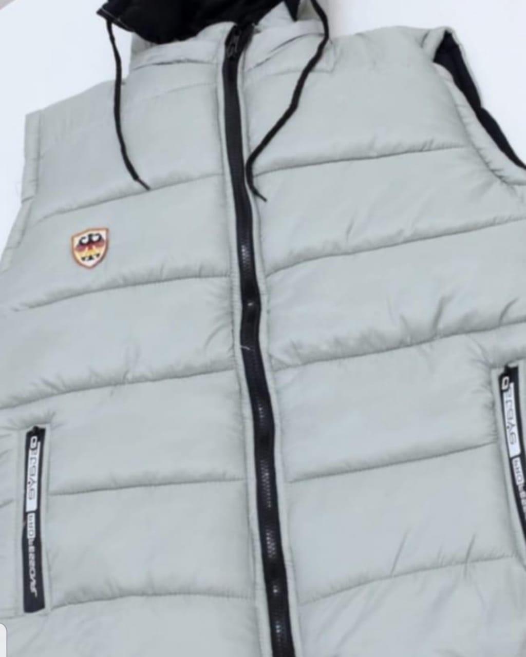 Men's Parachute Sleeveless Jacket - 1 Pc Hooded Neck Design - PrimeKart Pakistan