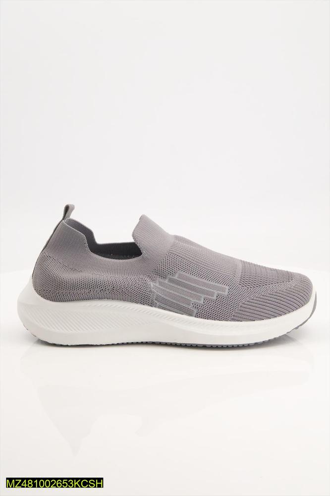 Slip On Jogging Lightweight Shoes-(8508)-Sketcher, Grey - PrimeKart Pakistan