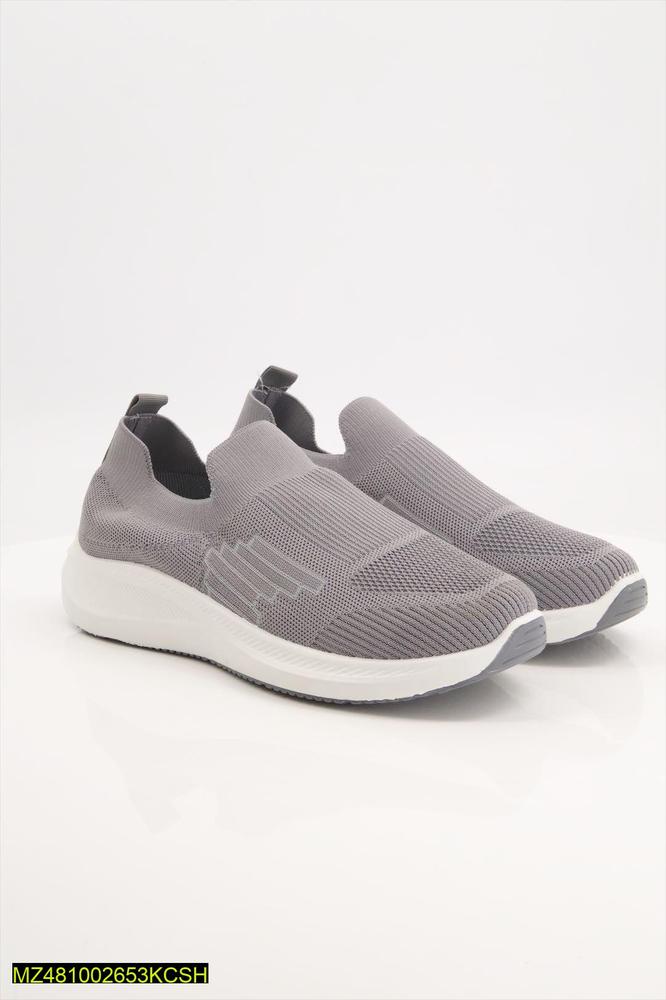 Slip On Jogging Lightweight Shoes-(8508)-Sketcher, Grey - PrimeKart Pakistan