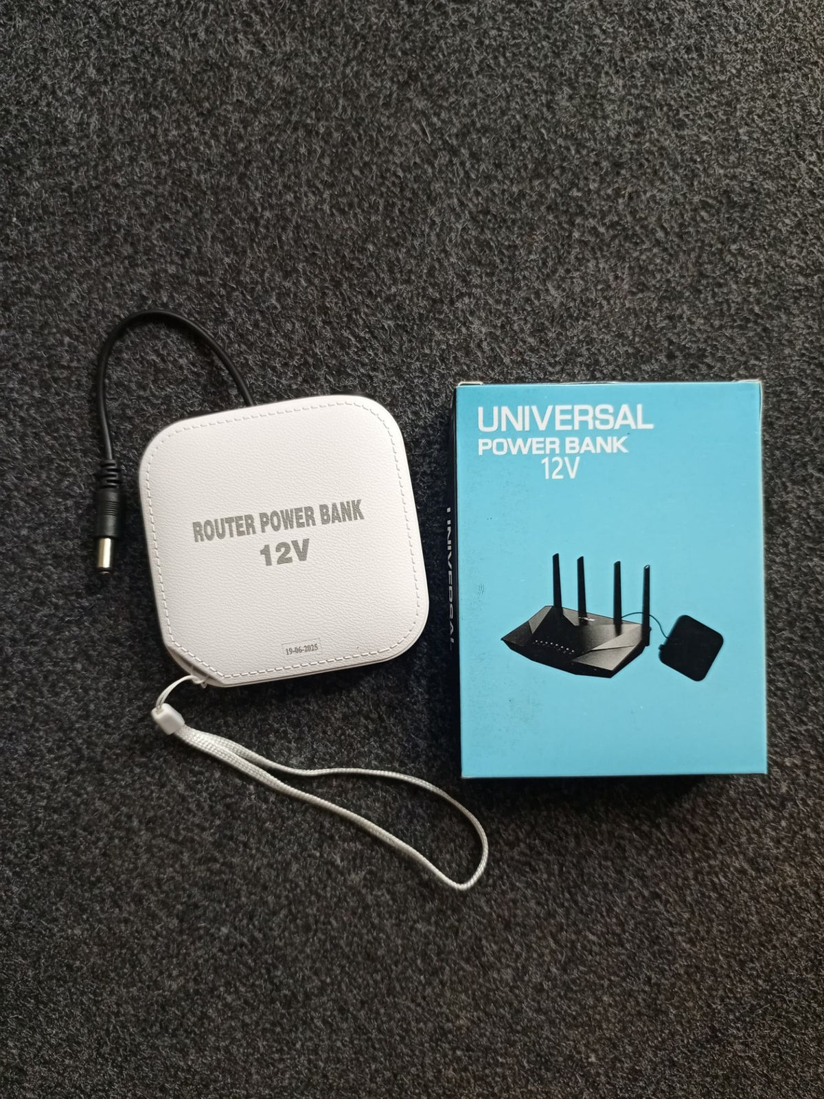 Router mini UPS connected to a WiFi router — internet stays on during load-shedding
