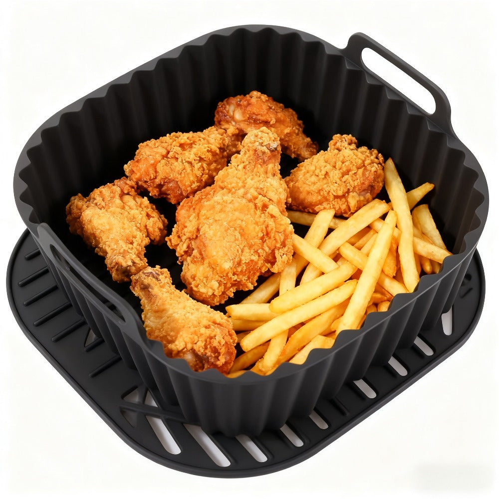 Silicone air fryer basket liner - main view