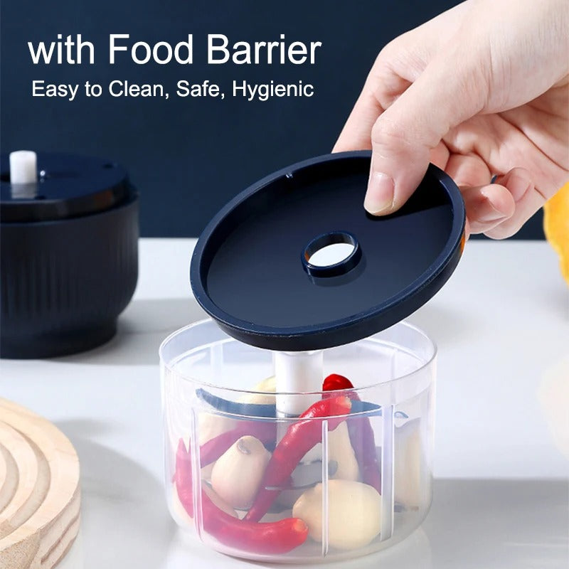 Wireless mini food chopper lifestyle