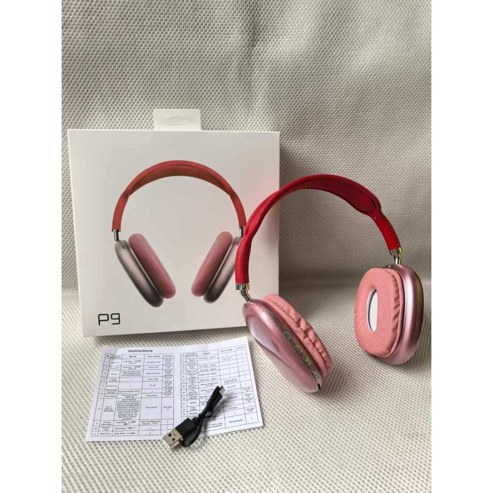 Over-ear headphones red variant