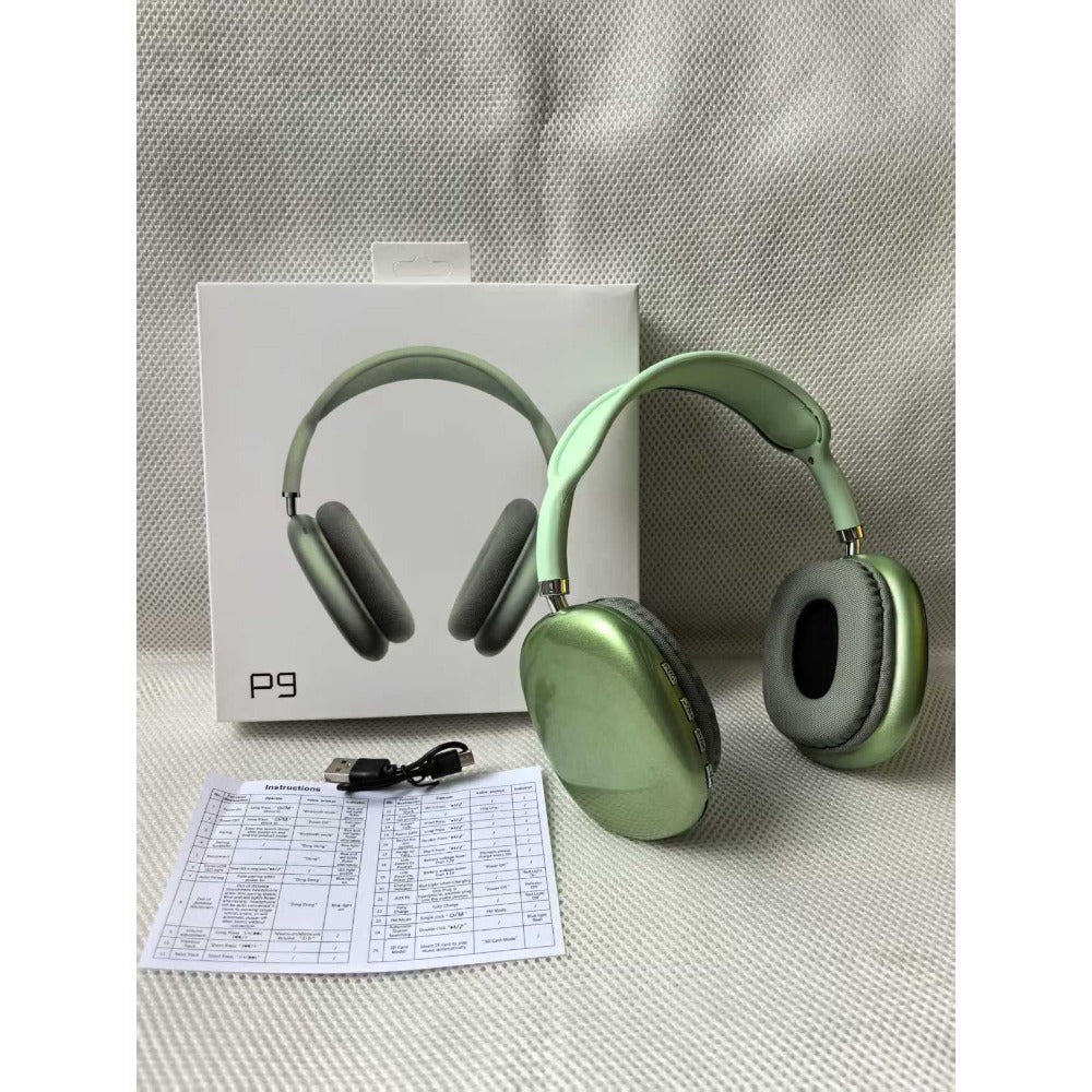 Wireless headphones green variant