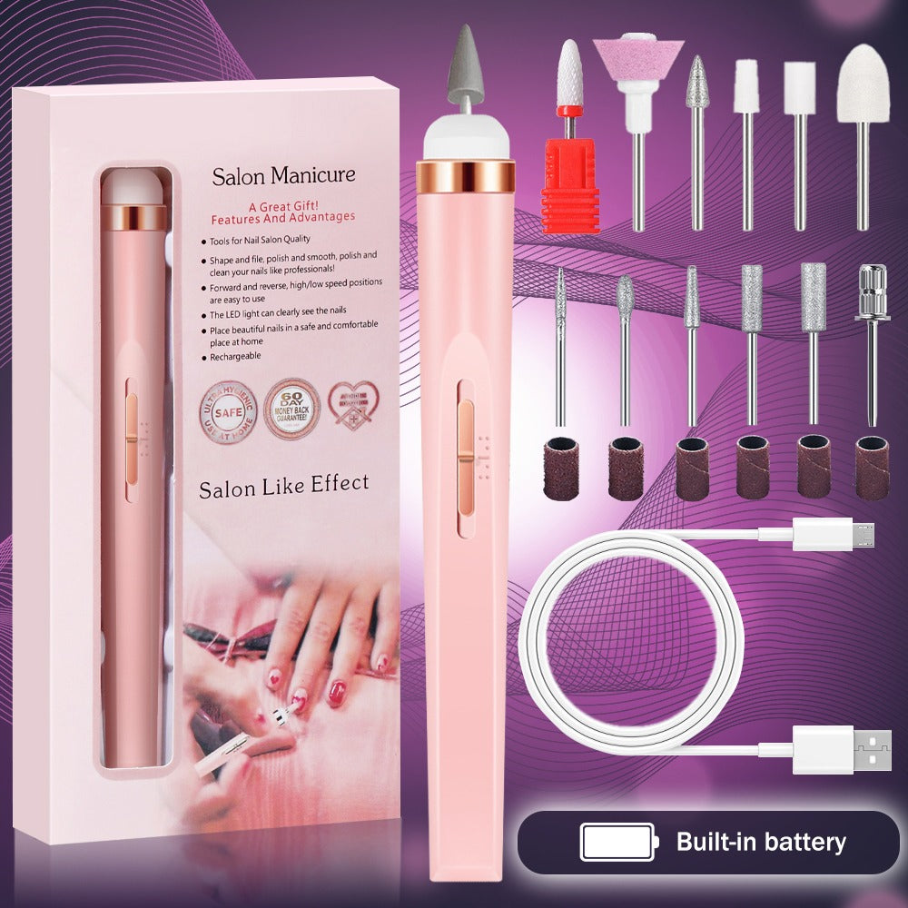 Electric manicure set retail box full kit