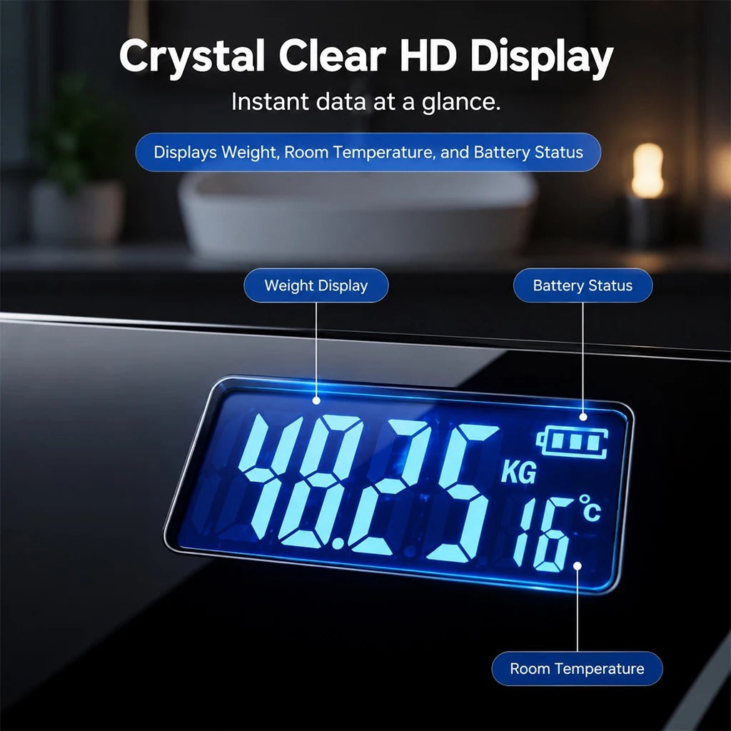 Smart body fat scale design view