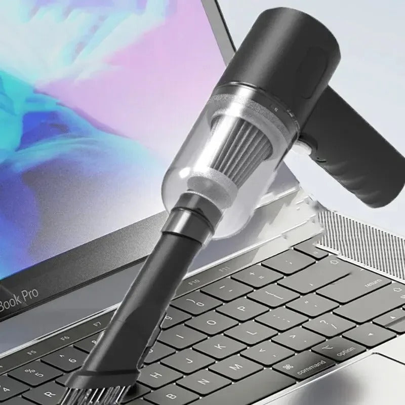 Mini vacuum cleaning laptop keyboard