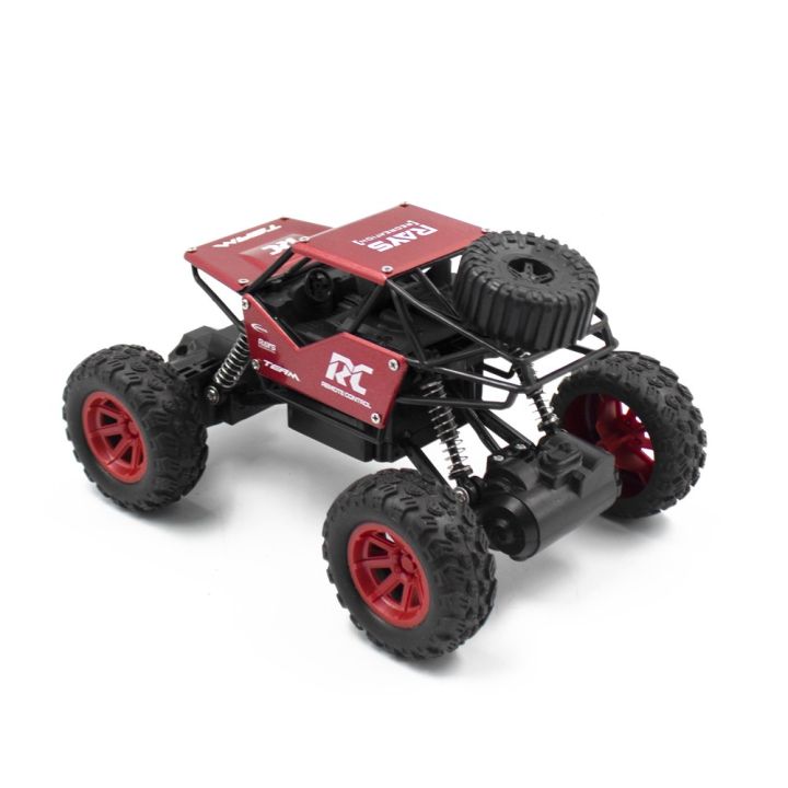 RC buggy large tires close-up