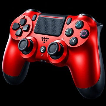 PS4 wireless controller gamepad DualShock-4 form front view
