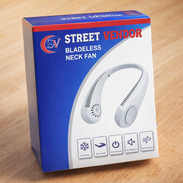 Bladeless neck fan with U-shaped wearable band