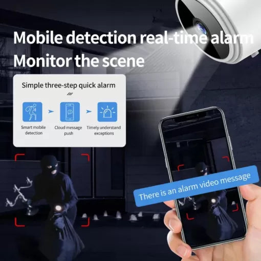 Portable mini security camera for home monitoring