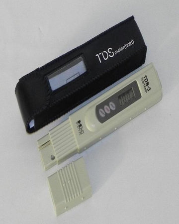 Digital TDS water tester pen — slim pen-form meter with LCD screen showing TDS reading