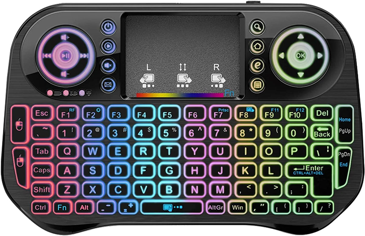 I10 mini wireless air mouse keyboard, touchpad and dual-mode controls