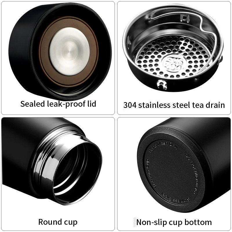 Temperature display vacuum flask, lifestyle shot