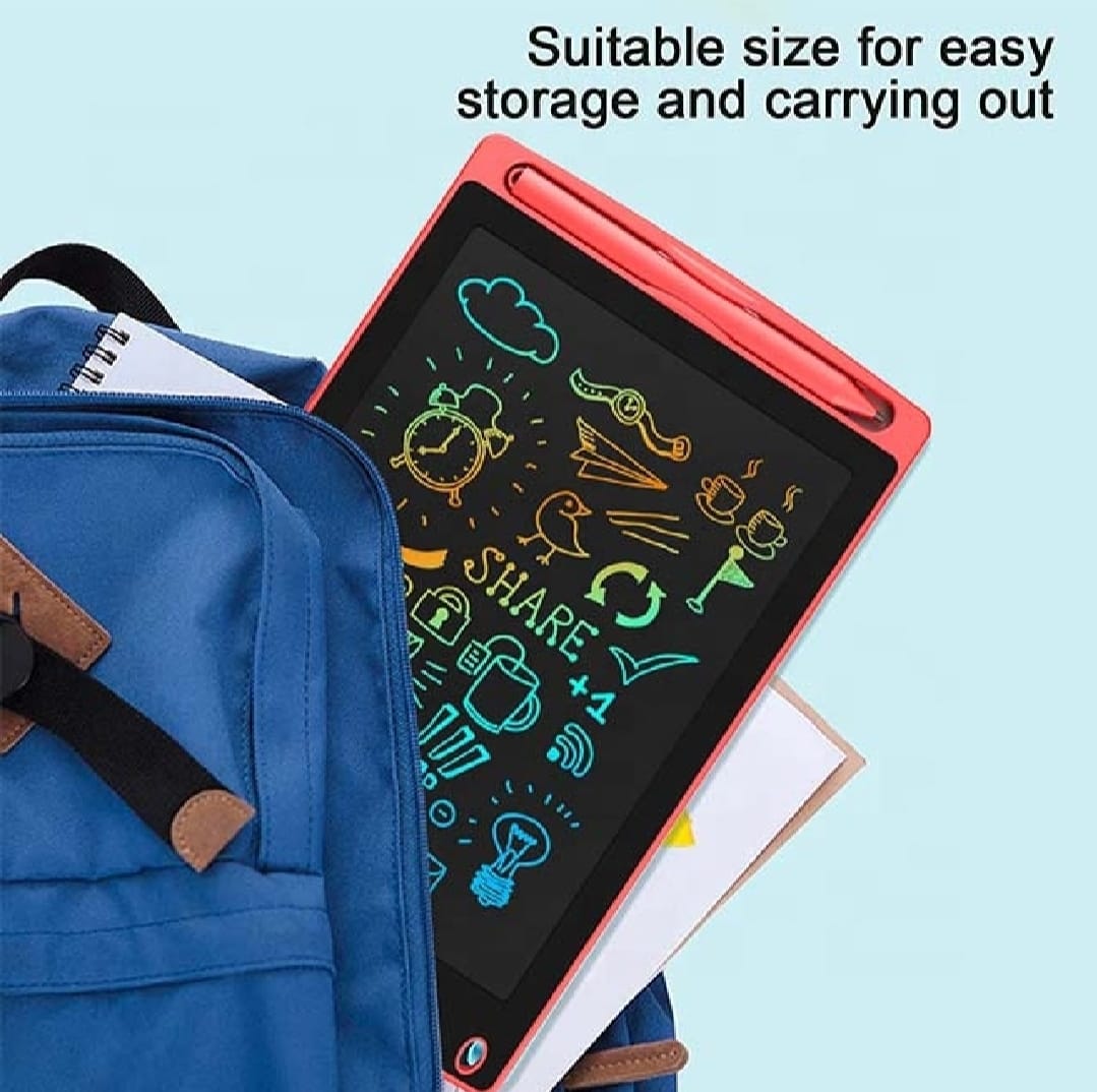 LCD e-writer tablet with stylus pen, reusable writing slate