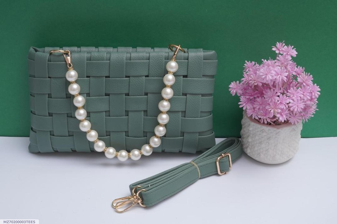 Women's PU Leather Plain Hand Bag