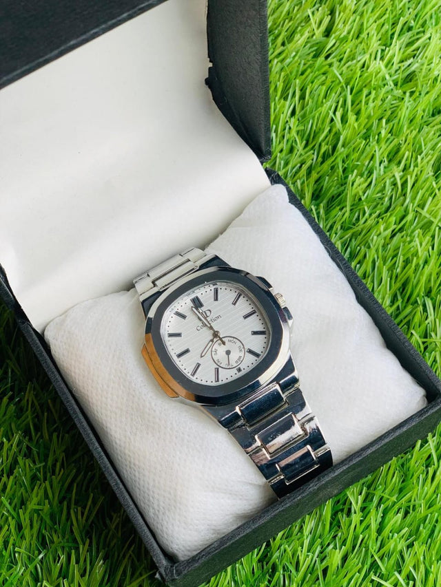 Men's Quartz Water Resistant Watch - 1 Pc