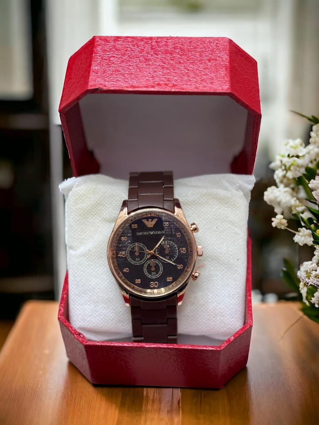 Men's Quartz Analog Watch with Chain Strap - 1 Pc - PrimeKart Pakistan