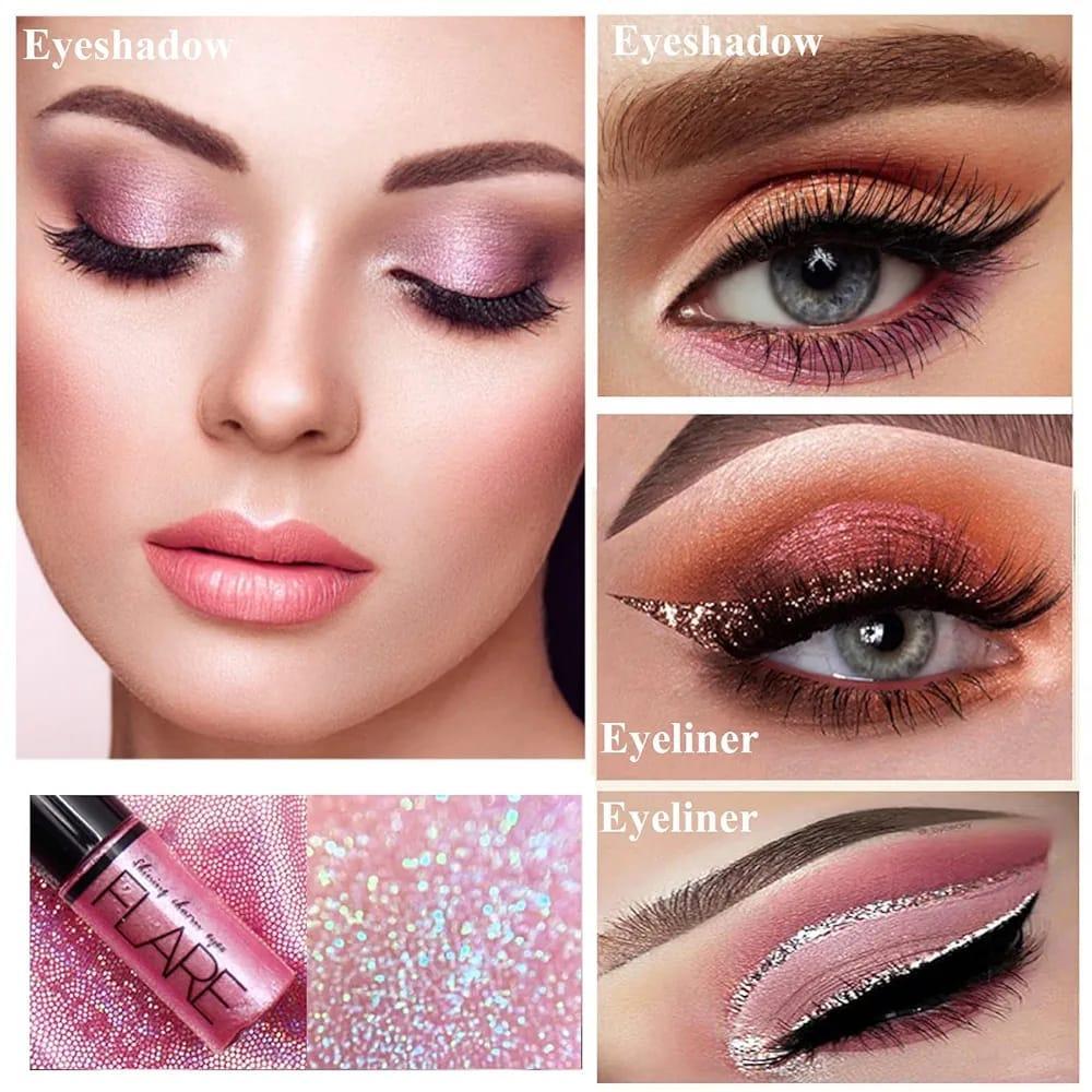 15 Pcs Multicolor Glitter Eyeshadow Kit - Glossy Texture for Stunning Looks - PrimeKart Pakistan
