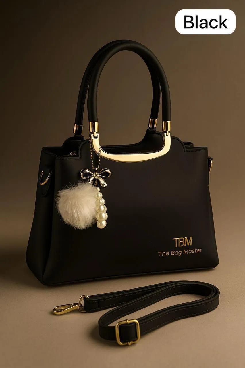Stylish Women's Rexine Hand Bag - 1 Pc - PrimeKart Pakistan
