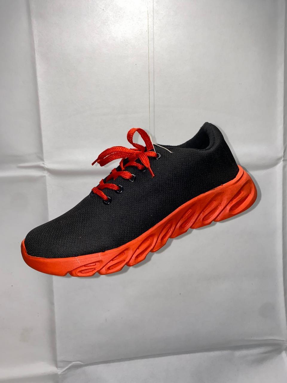 Men's Fabric Casual Sports Shoes, Red - PrimeKart Pakistan