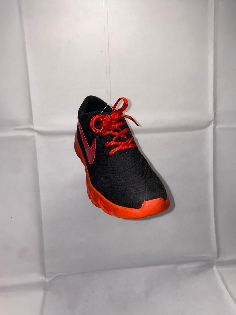 Men's Fabric Casual Sports Shoes, Red - PrimeKart Pakistan