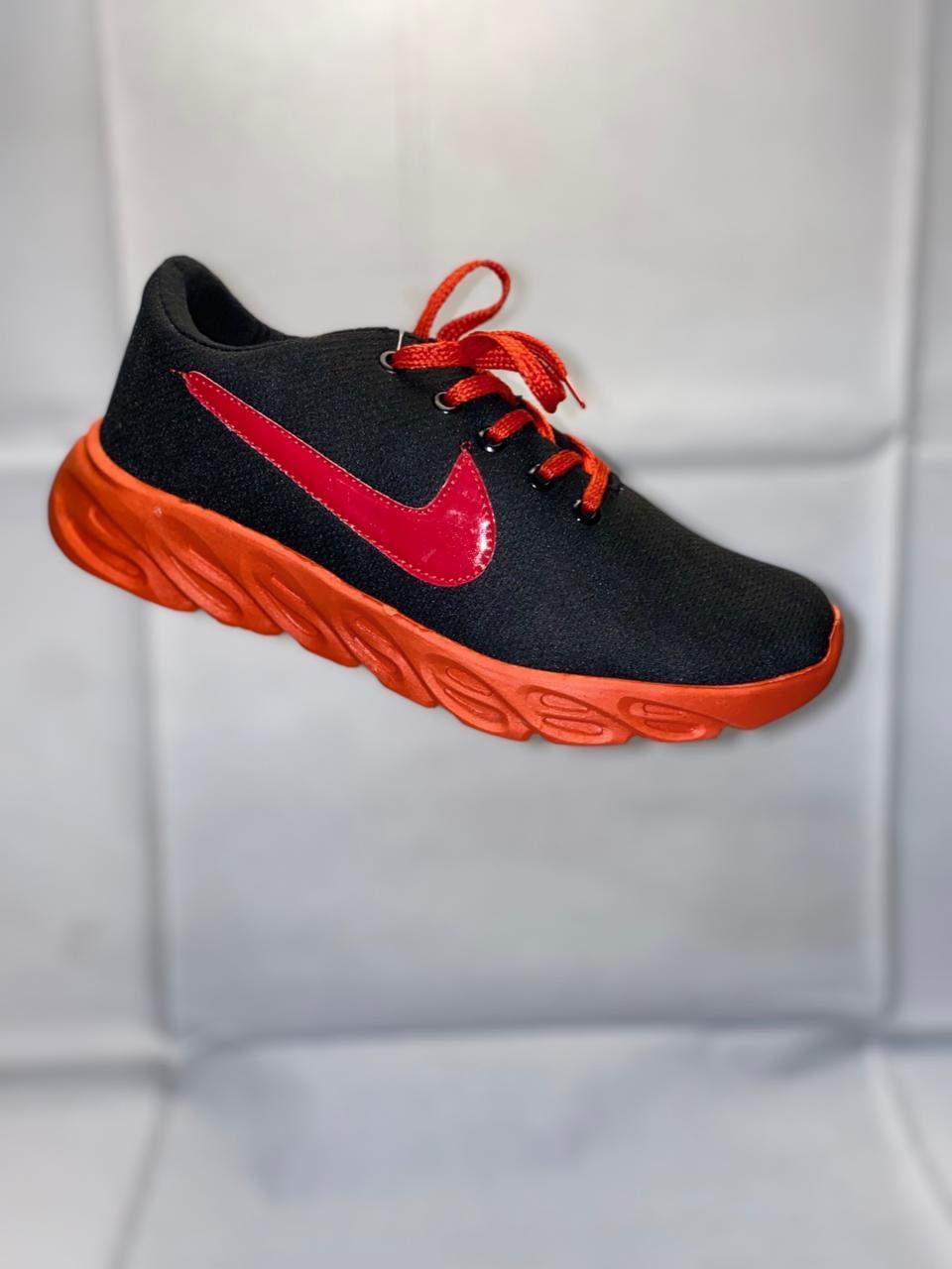 Men's Fabric Casual Sports Shoes, Red - PrimeKart Pakistan