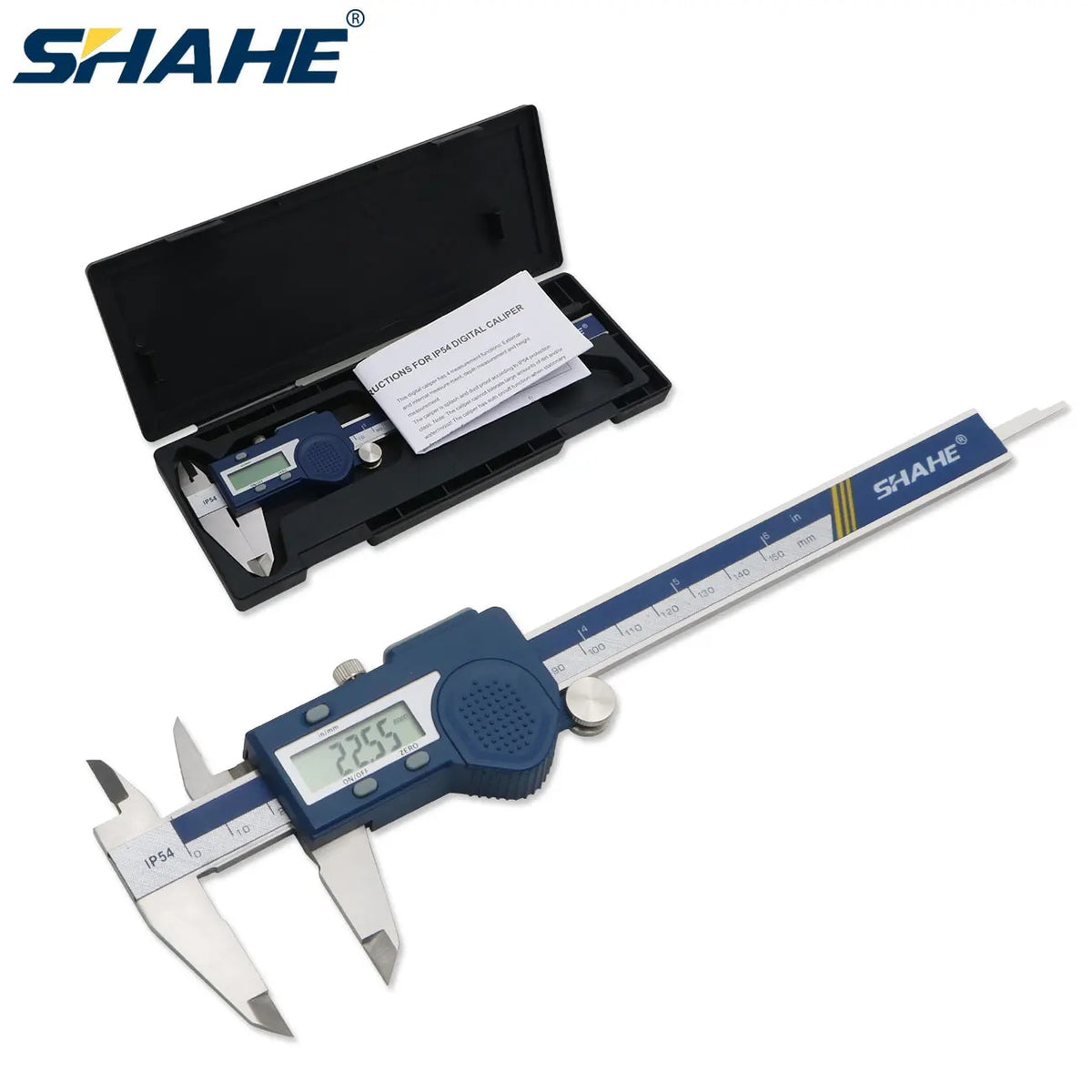 Vernier caliper 150mm with depth rod