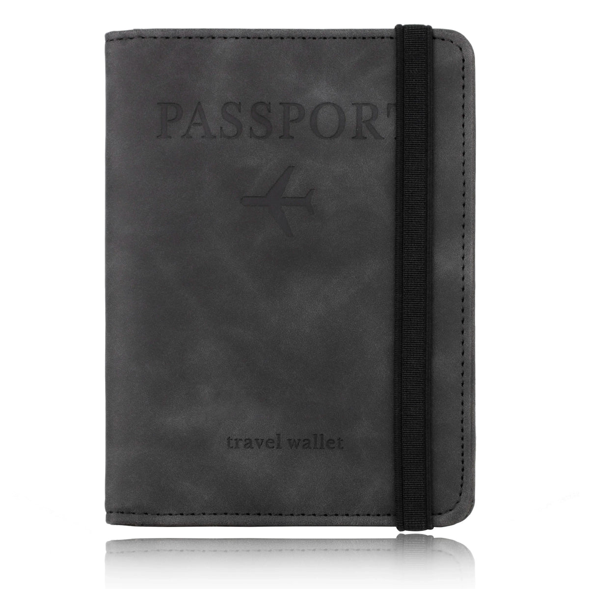 Travel wallet black variant with card slots