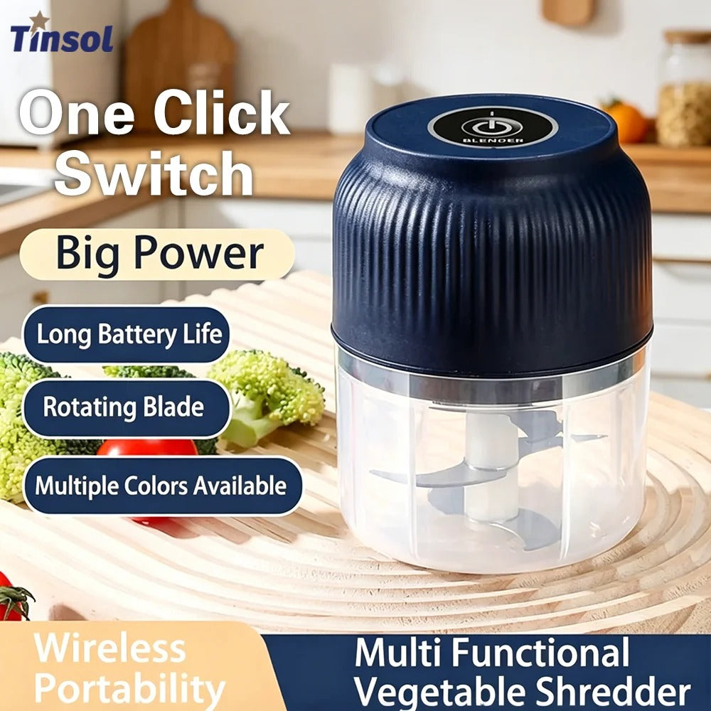 Wireless electric mini food chopper - main view