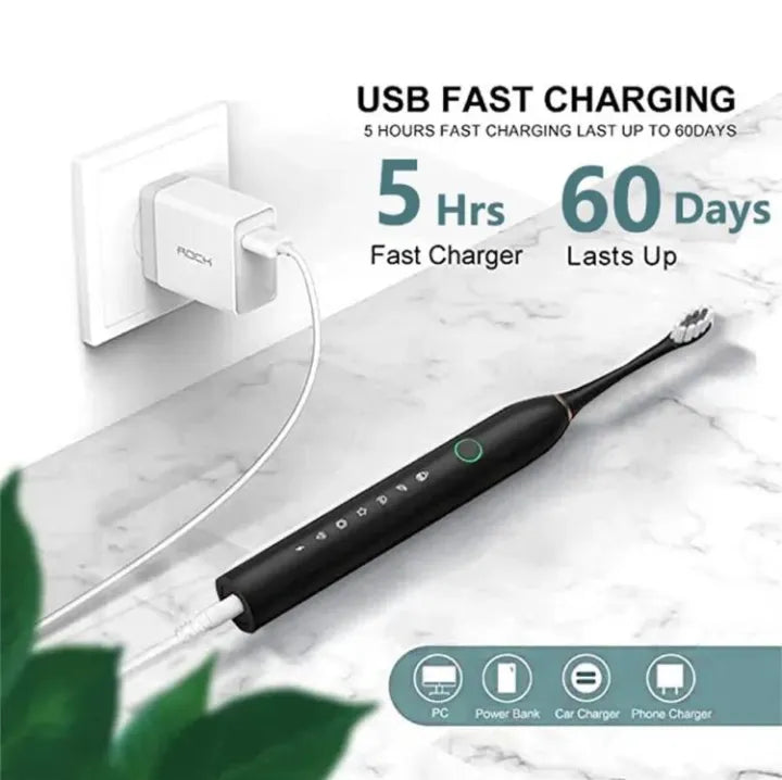 X-3 electric toothbrush slim handle and charging base