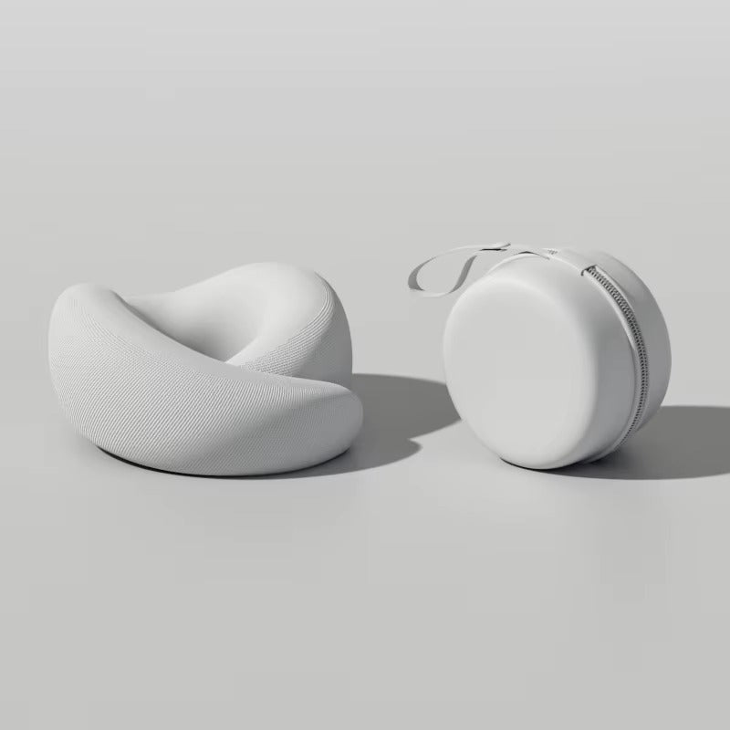 Memory foam neck pillow grey variant