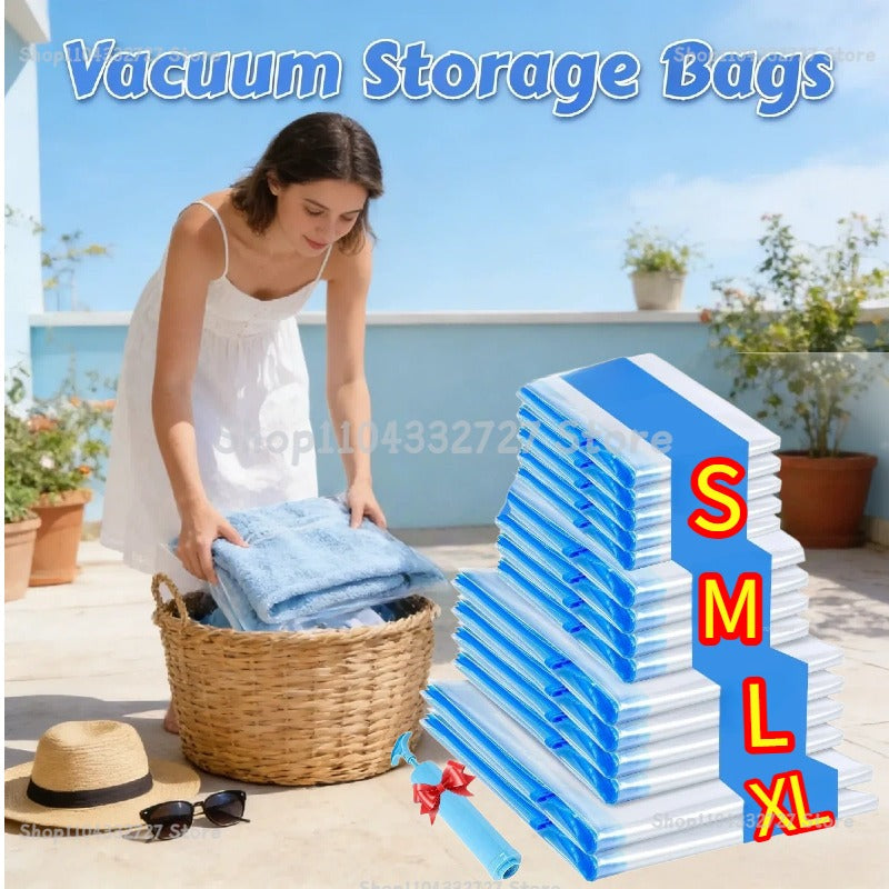 Vacuum storage bags with hand pump main view