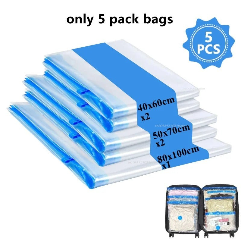 5 pack vacuum bags set