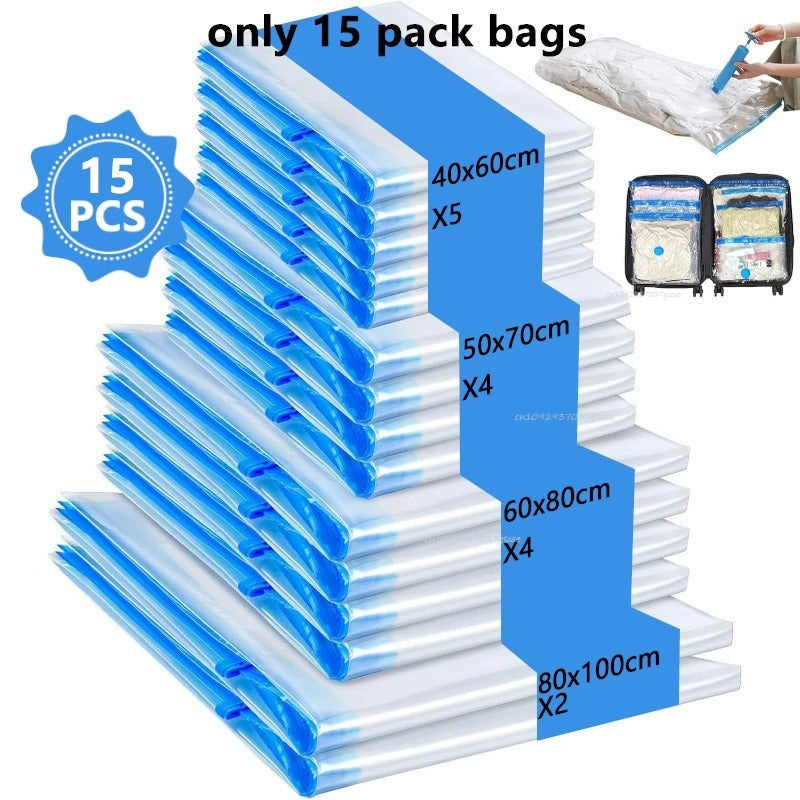 15 pack vacuum storage bags
