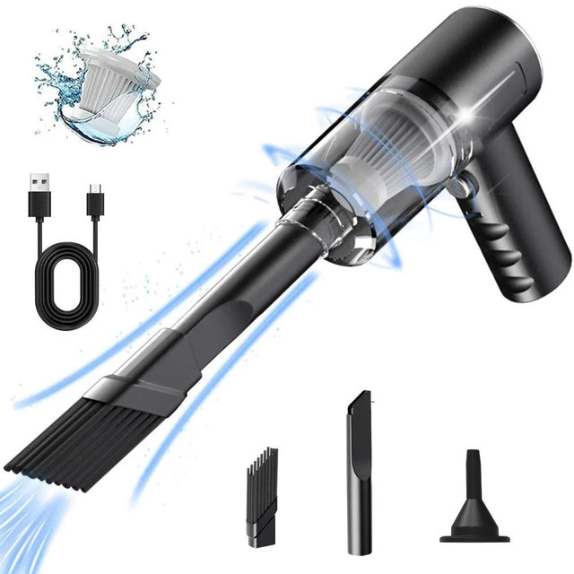 3-in-1 cordless handheld vacuum cleaner with attachments
